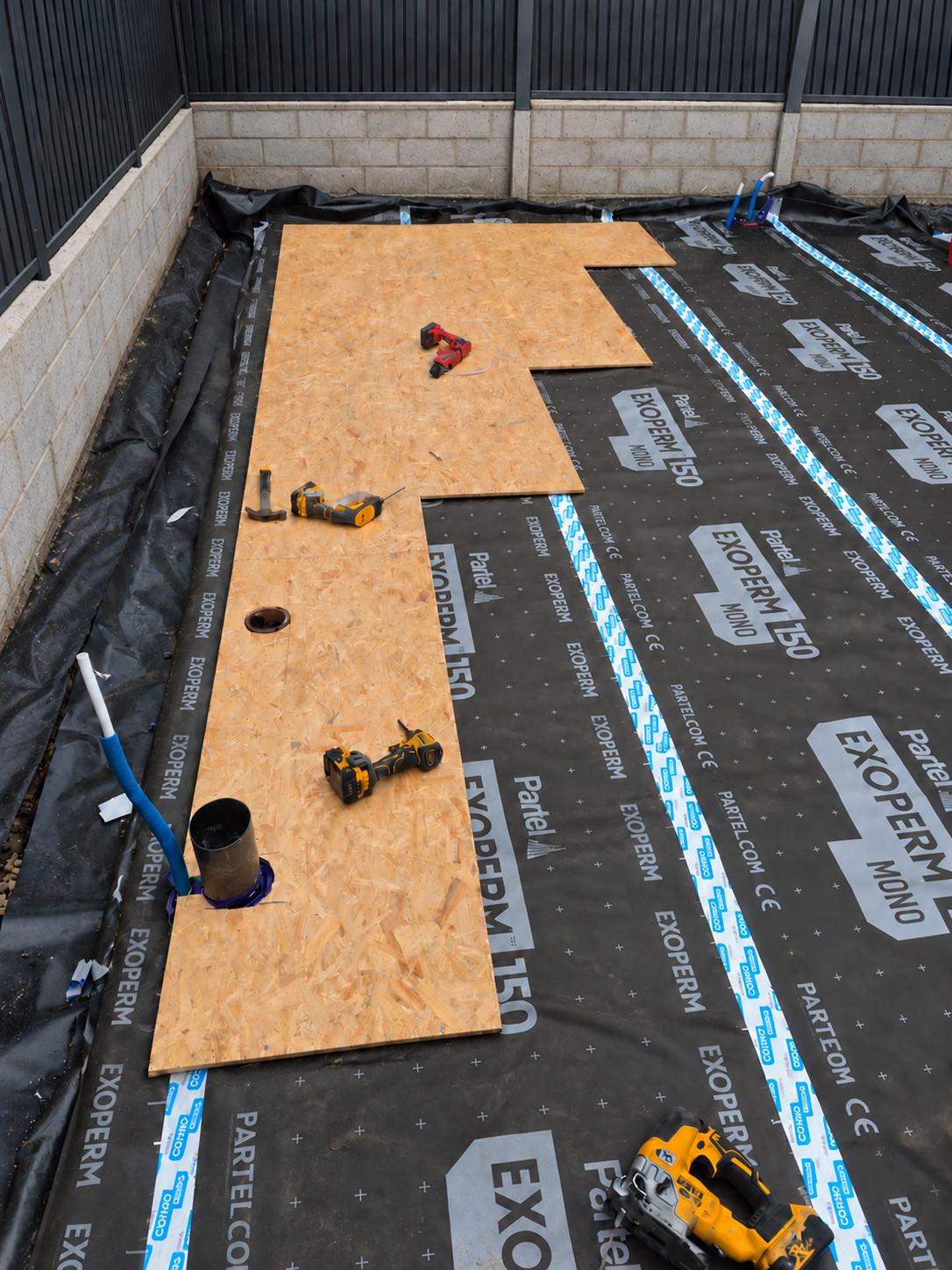OSB floor deck